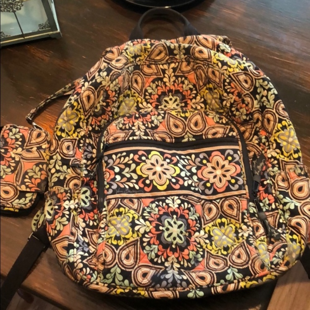 Vera Bradley Matching Wallet and Backpack